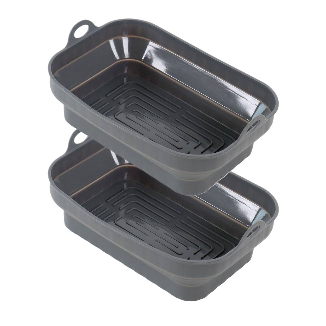 Airfryer Silikoneform, rektangulær 22x15,5cm - 2 stk