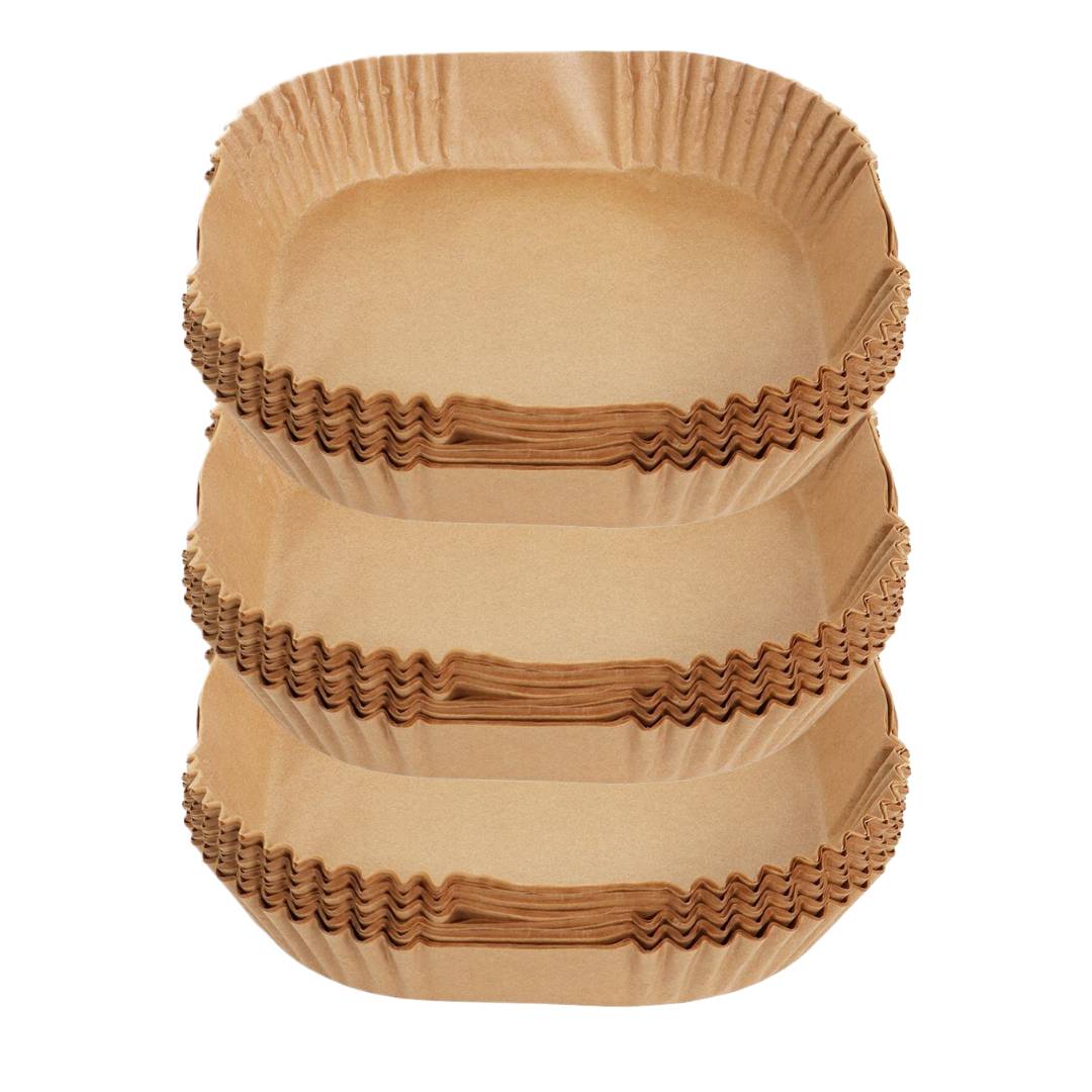 Airfryer Papirforme, Firkantet - 3x100 stk