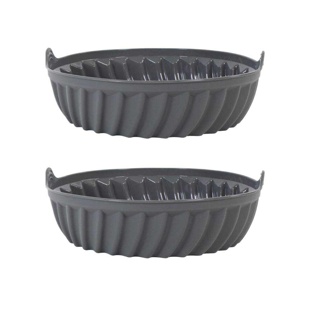 Airfryer Silikoneform, rund Ø22cm - 2 stk