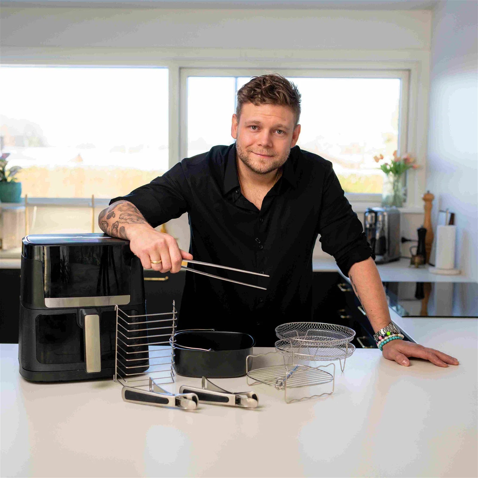 Airfryer Tilbehør Sæt med 6 dele - 7,5 Liter