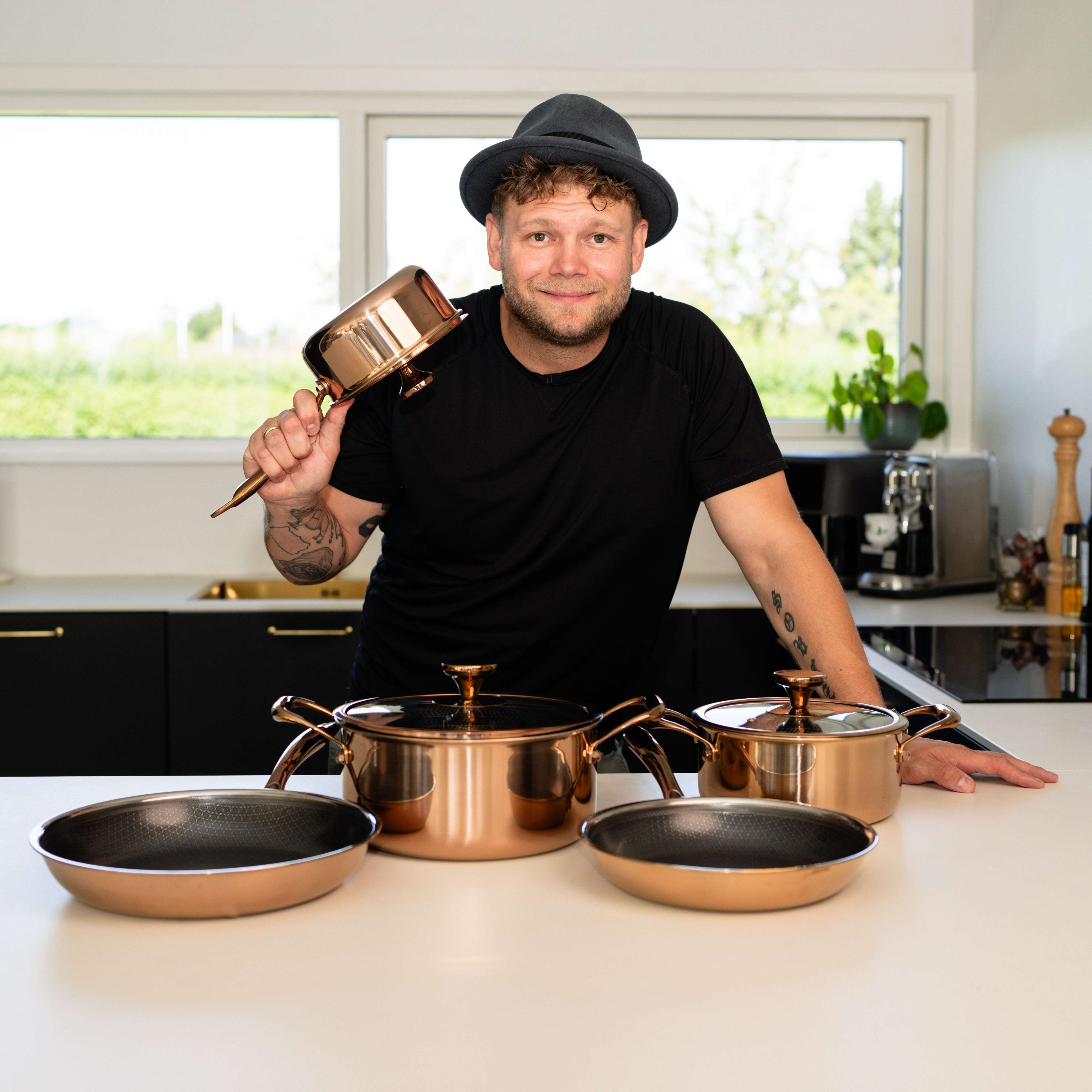 Hybrid Stegepande 28cm - Rose Gold