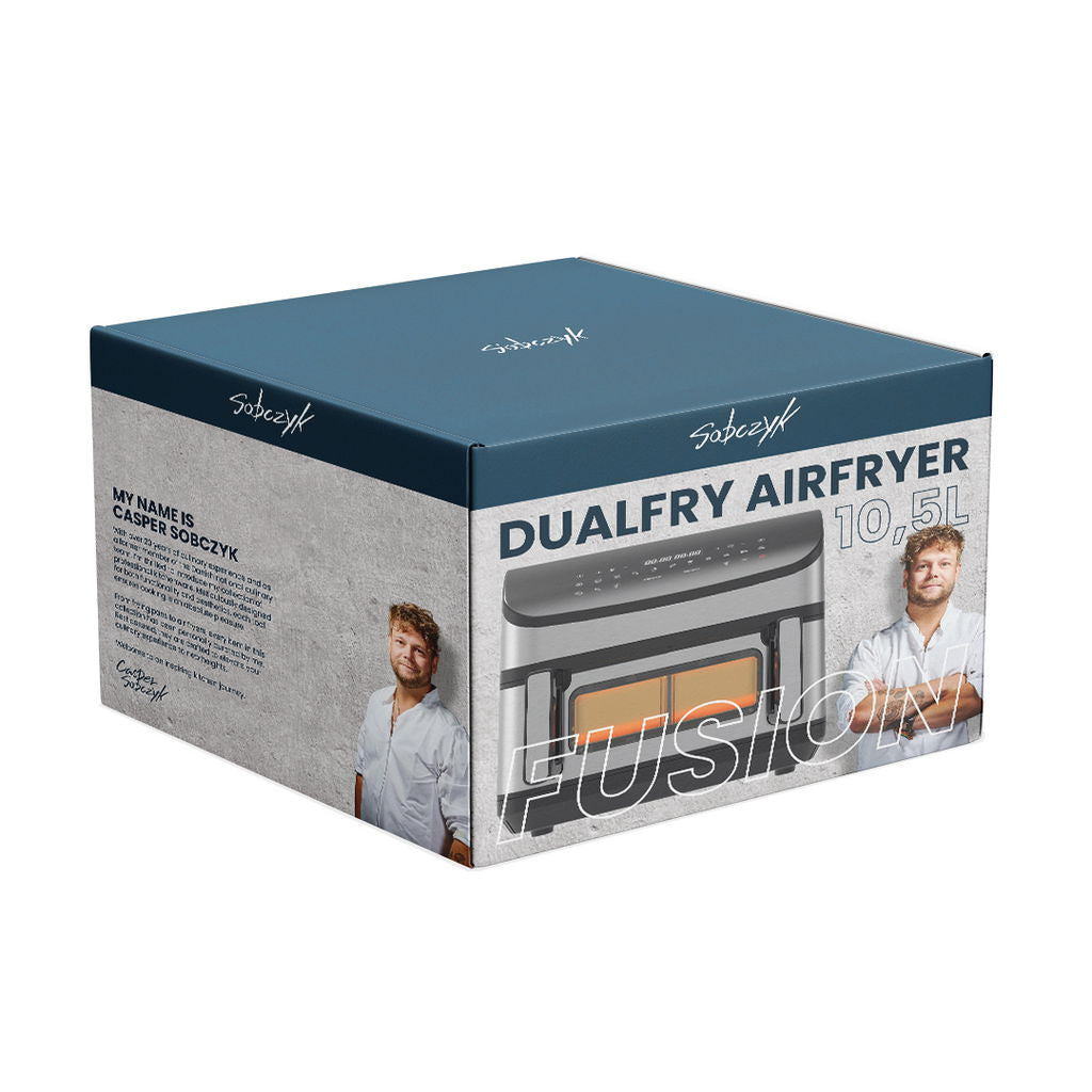 DualFry Fusion Airfryer 10,5 Liter - 2700W