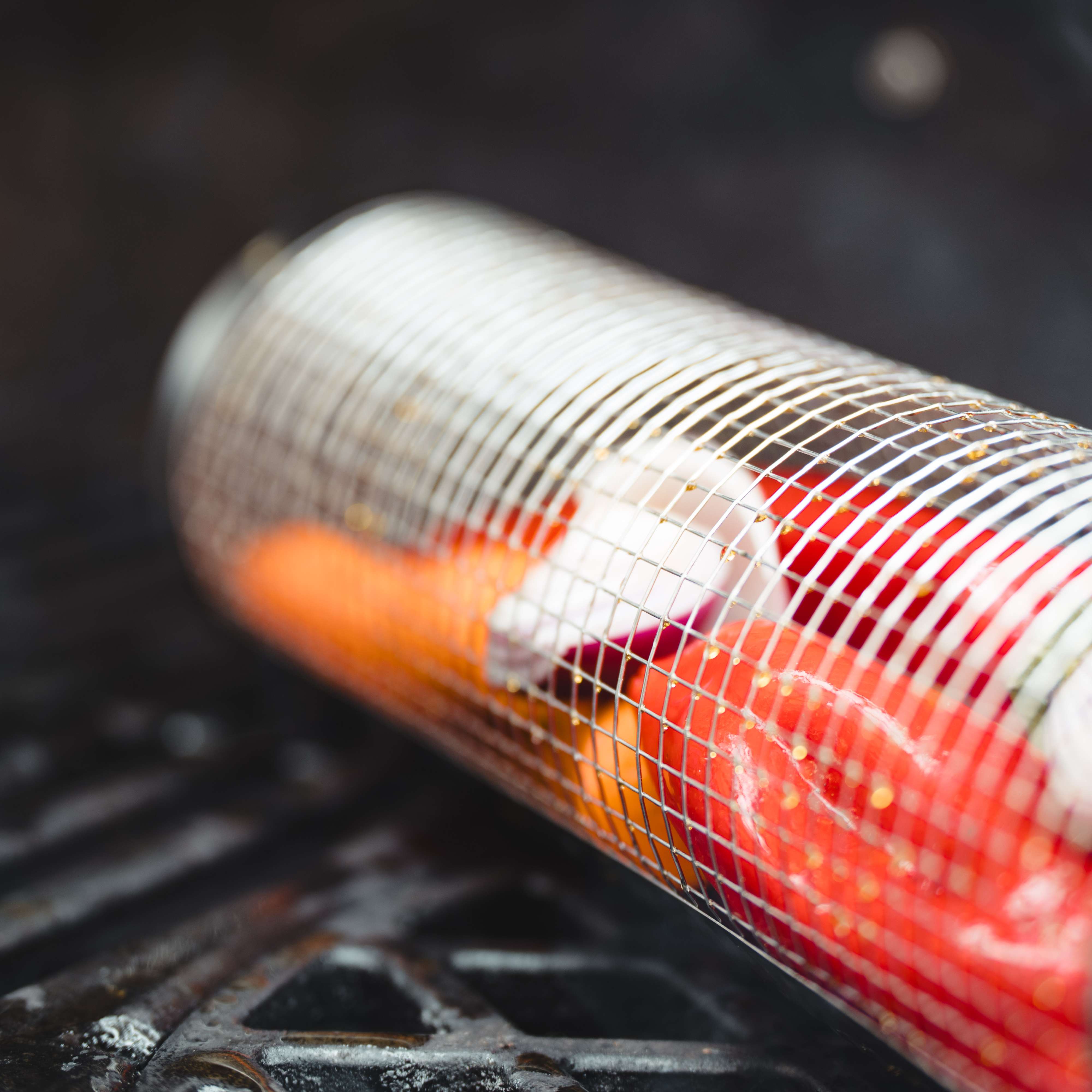 Grillkurv Cylinder, Finmasket *DEMO*