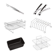 Airfryer Tilbehør Sæt med 6 Dele - 4,5 Liter