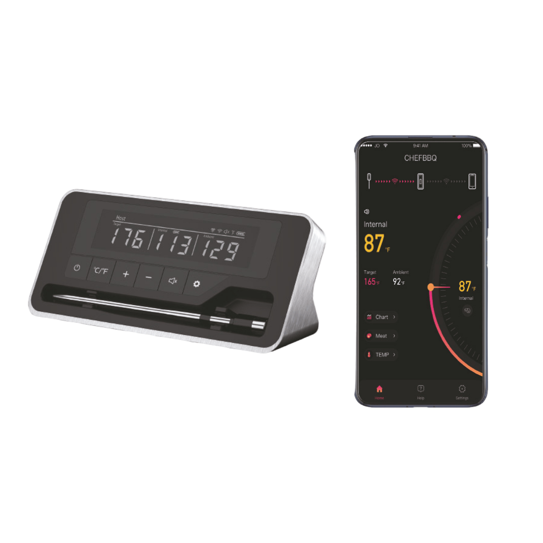 Bluetooth Stegetermometer med 1 Probe