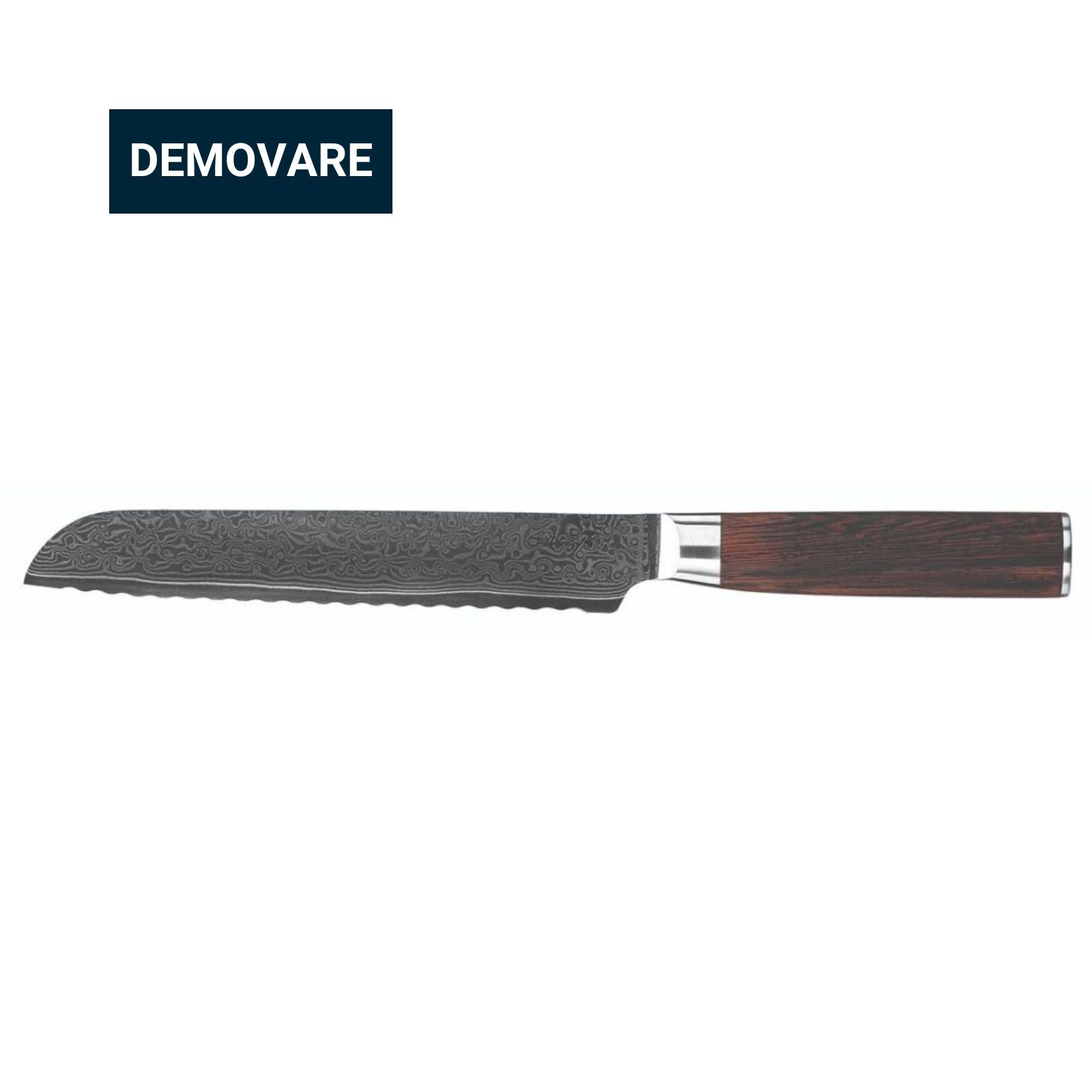 Damaskus Brødkniv 20 cm *DEMO*