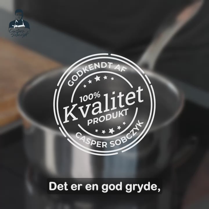 Indlæs video: Hybrid Kasserolle m. låg Ø16CM - 1,3L