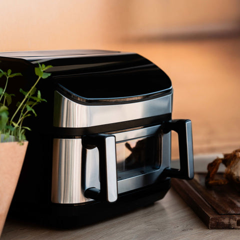 DualFry Fusion Airfryer 10,5L Pakkeløsning – Inkl. 2 x 4,5L Skuffer