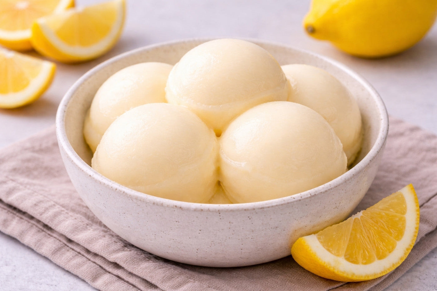 Citronsorbet – Frisk og syrlig sorbet på få ingredienser