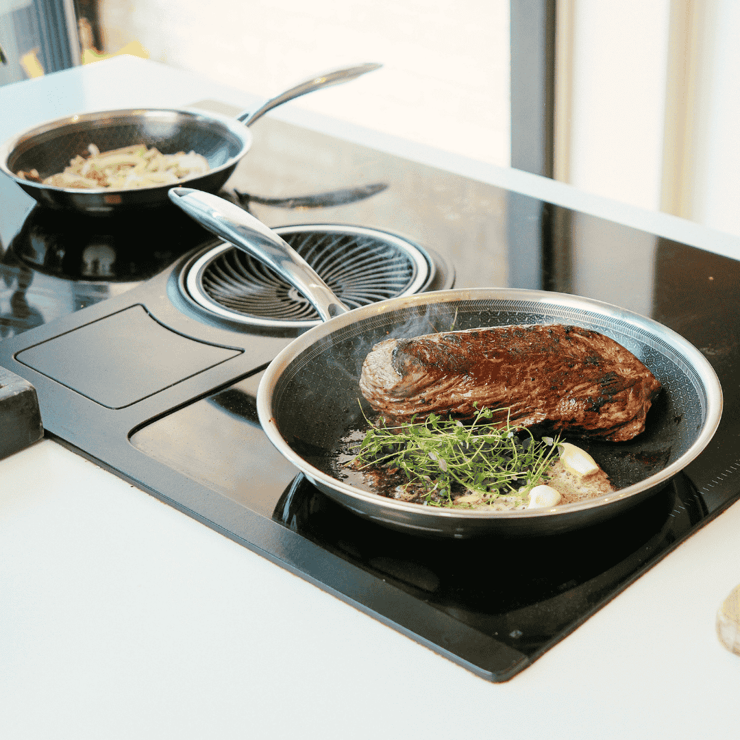 3-retters gæstemenu: Bruschetta, risotto, ribeye og affogato