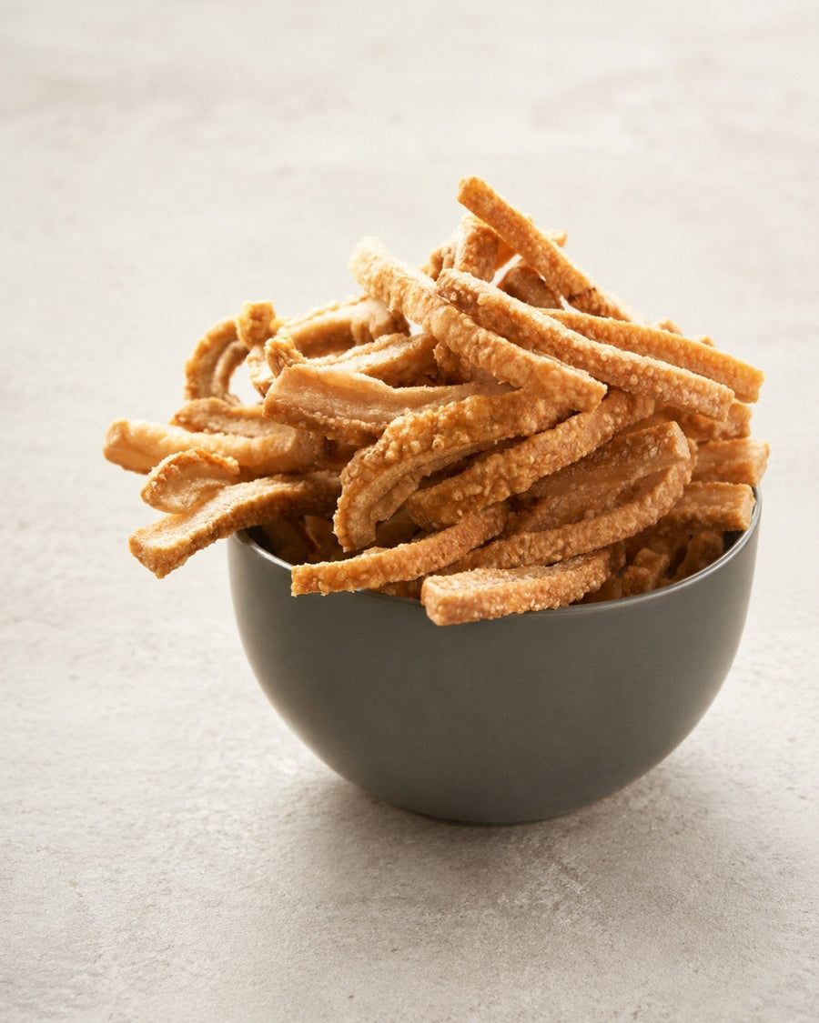 Lynhurtige Sprøde Flæskesvær i airfryer