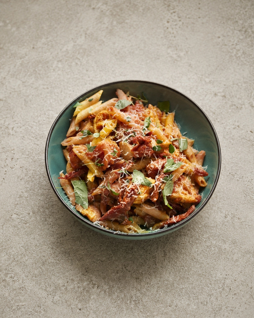 One pot pasta penne med kylling i airfryer