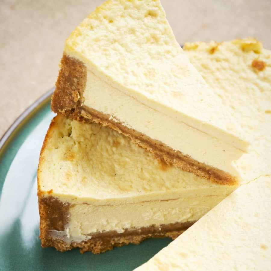 Cheesecake i airfryer med cremefraiche-topping