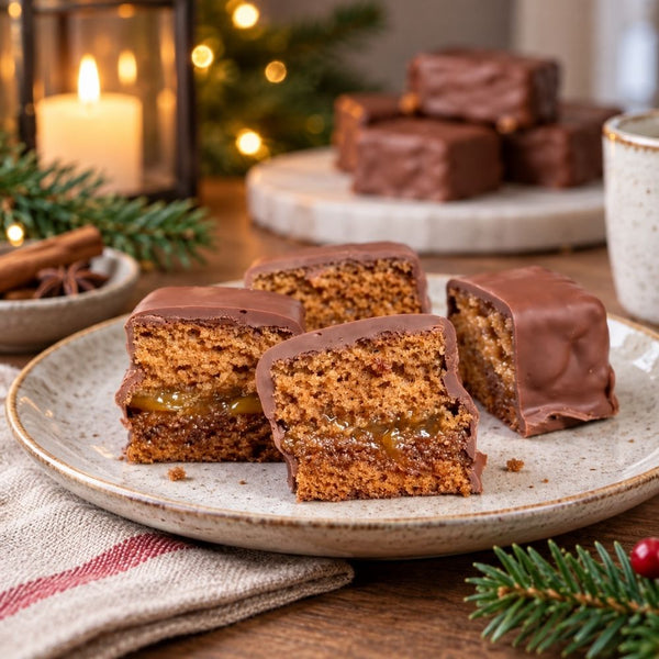 Honningsnitter med abrikos og chokolade – klassisk julebag med krydderier
