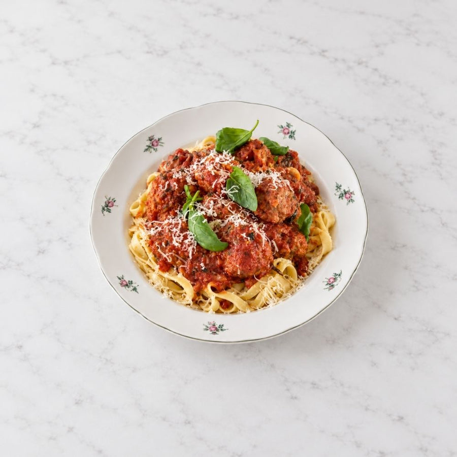 Italienske kødboller i tomatsauce