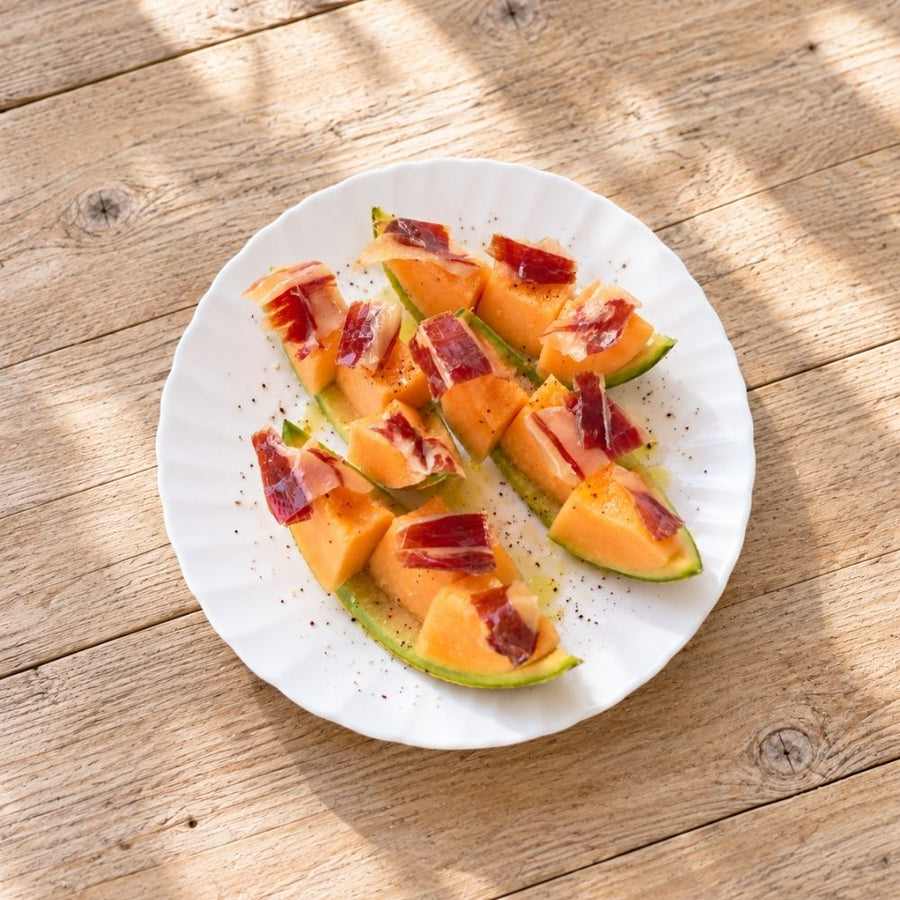 Melon med skinke