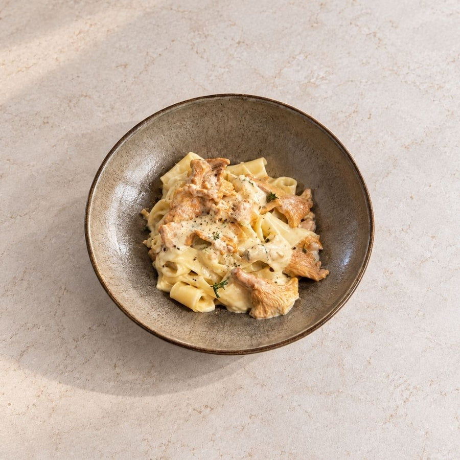 Pasta med kantareller – klar på 10 minutter