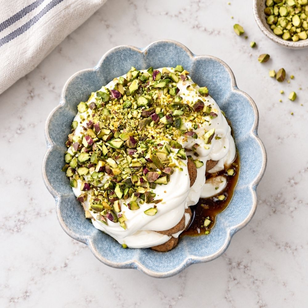 Pistacietiramisu – nem dessert med mascarpone og pistacienødder