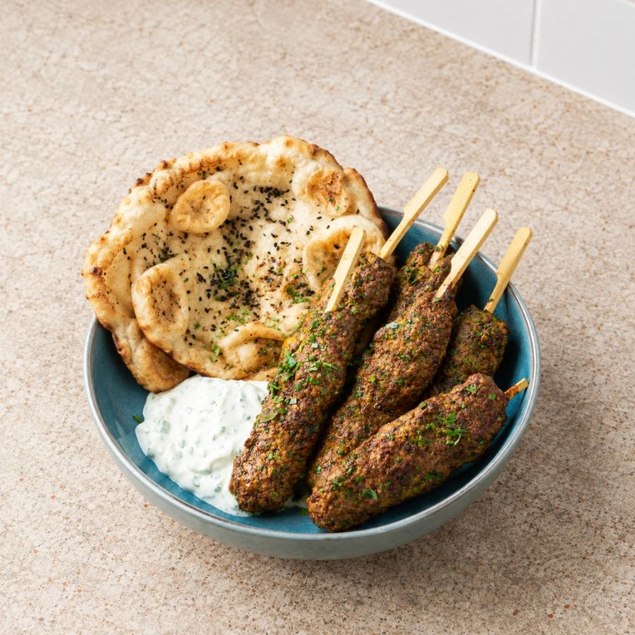 Kofta kebab – krydrede okse-spyd i airfryer