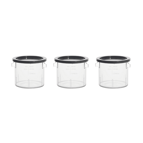 3 x 500 ml beholdere