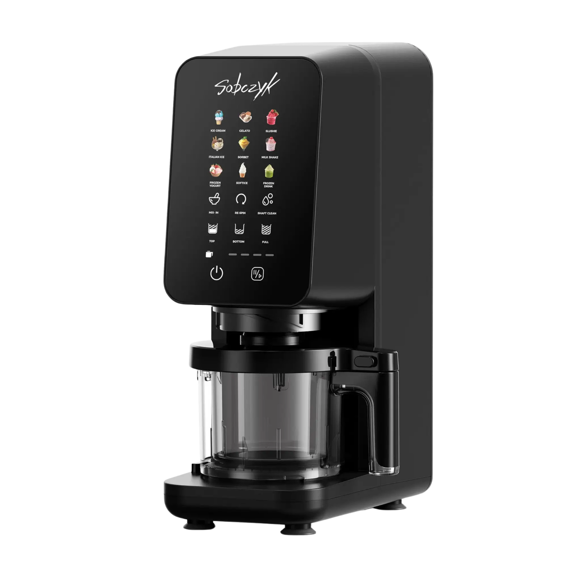 12-i-1 ismaskine 600W – multifunktionel maskine til is, yoghurt og frosne desserter – Casper Sobczyk