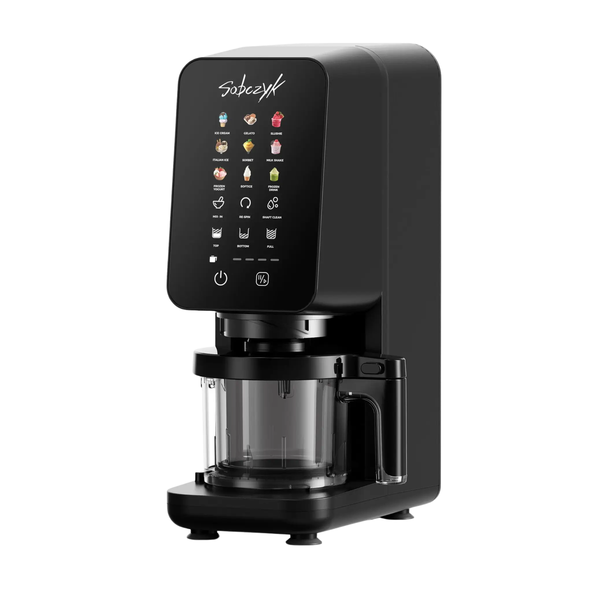 12-i-1 ismaskine 600W – multifunktionel maskine til is, yoghurt og frosne desserter – Casper Sobczyk