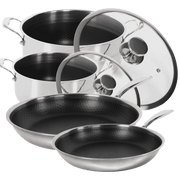 2 Hybrid Stegepander, 24 cm, 28 cm, 2 Hybrid Gryder 24 cm, 28 cm