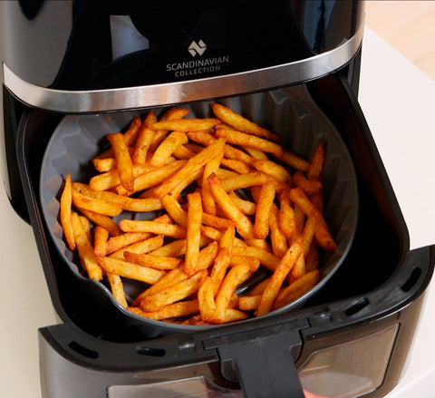 Airfryer Silikoneform, rund Ø22cm