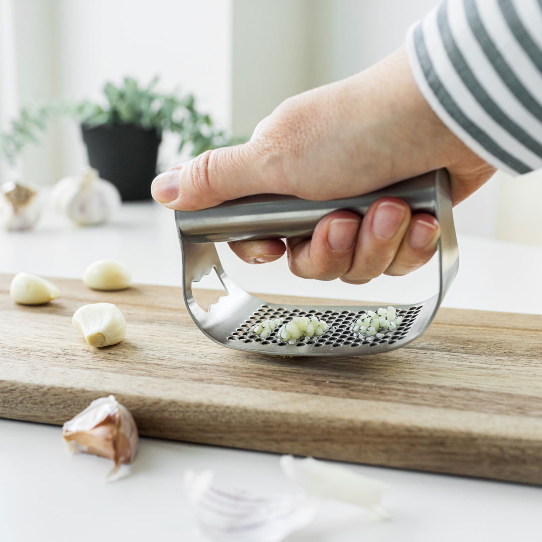 Hvidløgspresser i Rustfrit Stå *DEMO*