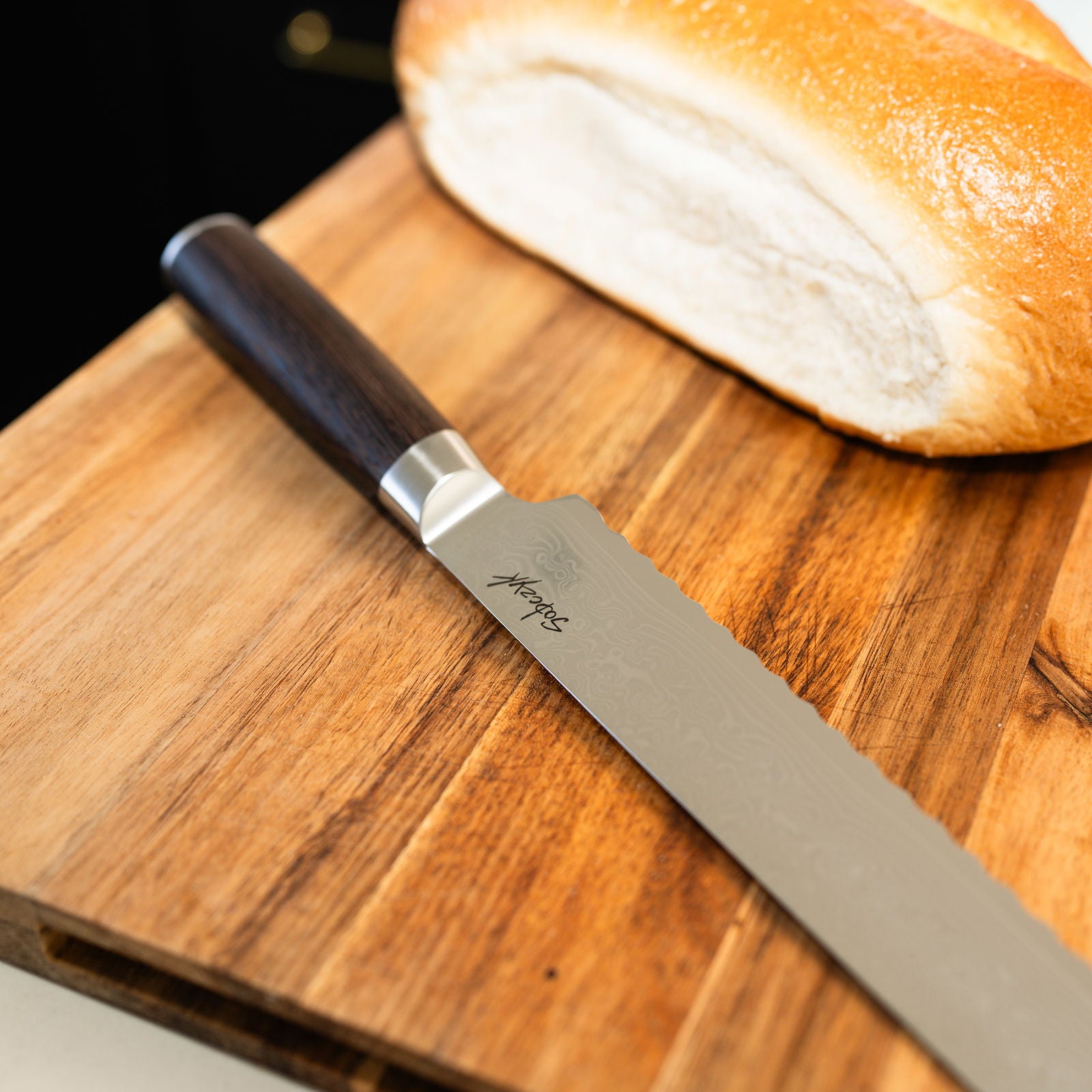 Damaskus Brødkniv 20 cm *DEMO*