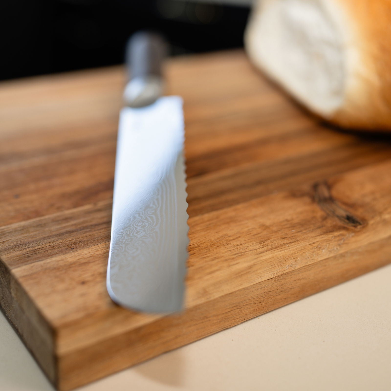 Damaskus Brødkniv 20 cm *DEMO*