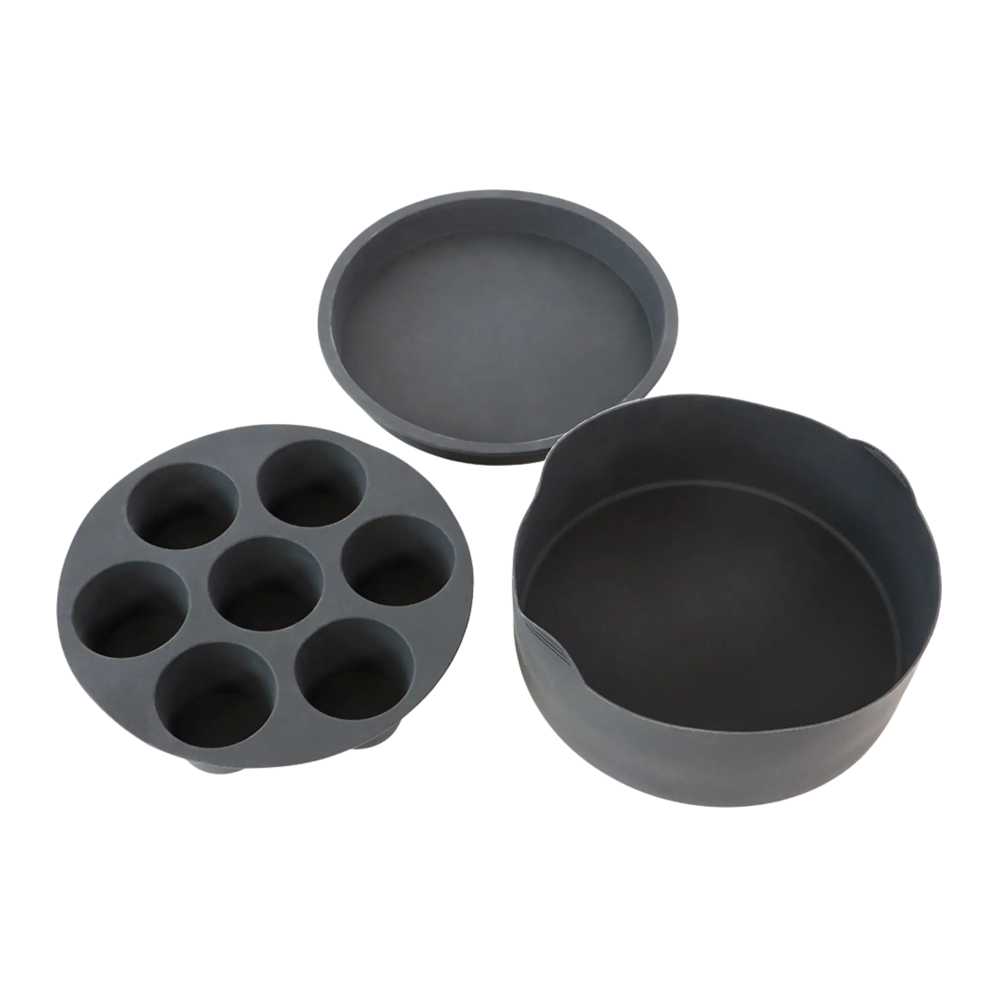 Airfryer silikone tilbehørssæt 3 dele Ø21 cm – genanvendeligt sæt til nem madlavning – Casper Sobczyk