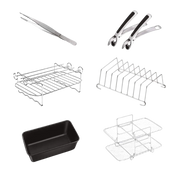 Airfryer tilbehørssæt 6 dele – passer til 4,5 liter airfryer til alsidig madlavning – Casper Sobczyk