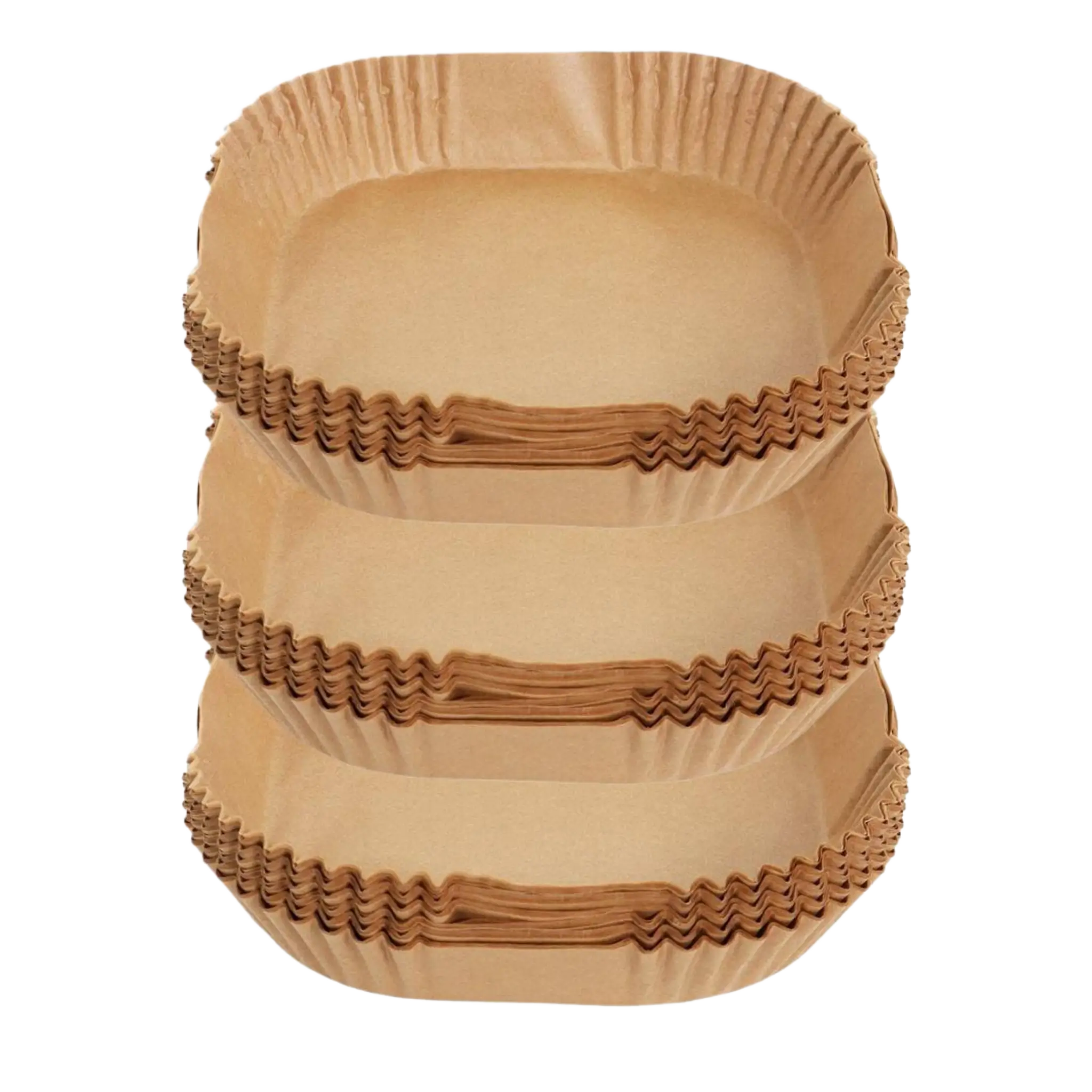 Airfryer papirforme firkantet – 3 pakker á 100 stk. engangsforme til nem madlavning – Casper Sobczyk