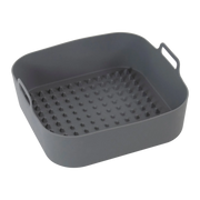 Airfryer silikoneform firkantet 22×22 cm – genanvendelig form til nem madlavning – Casper Sobczyk