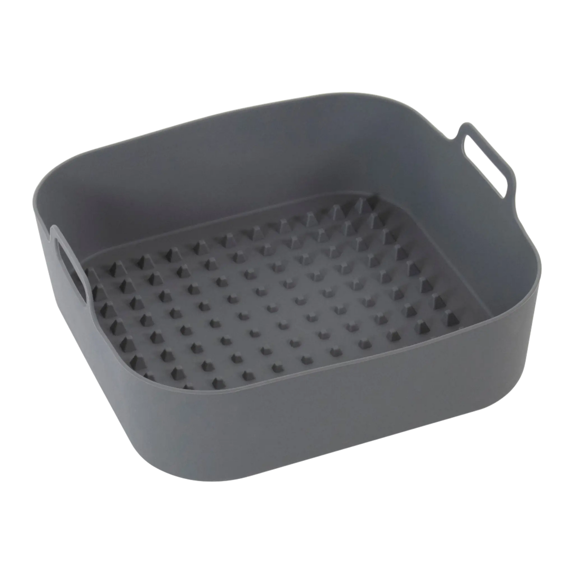 Airfryer silikoneform firkantet 22×22 cm – genanvendelig form til nem madlavning – Casper Sobczyk