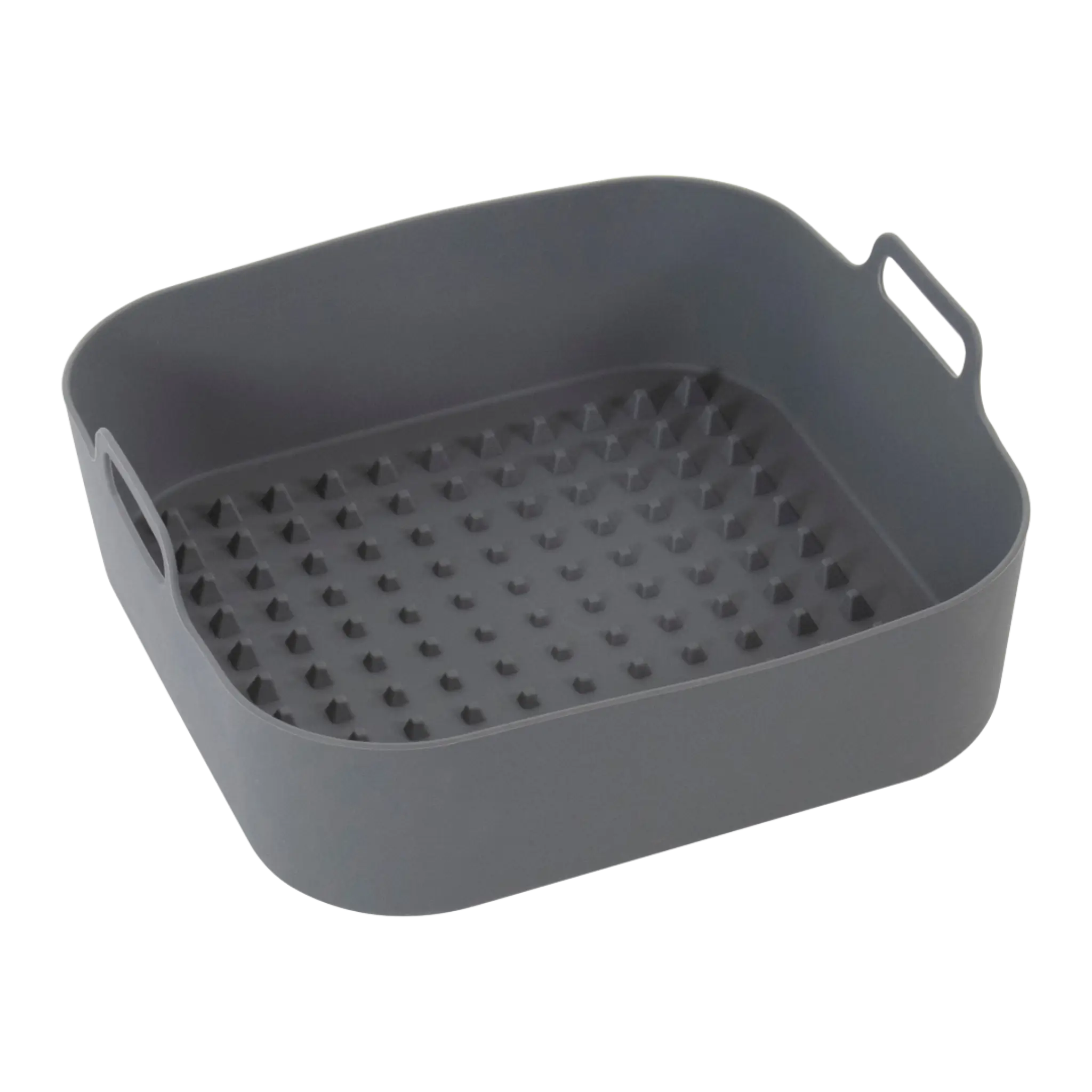 Airfryer silikoneform firkantet 22×22 cm – genanvendelig form til nem madlavning – Casper Sobczyk