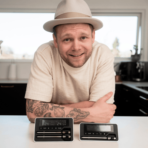 Bluetooth Stegetermometer med 2 Prober