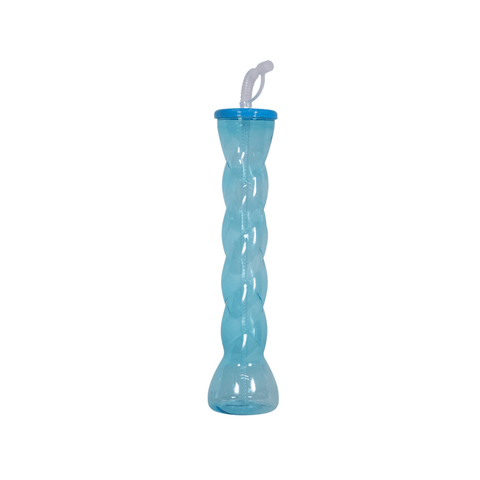 Slush Ice Bæger med Låg og Sugerør - 500 ml.