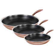 Hybrid Rose Gold Sæt – Stegepander Ø20, Ø24 & Ø28