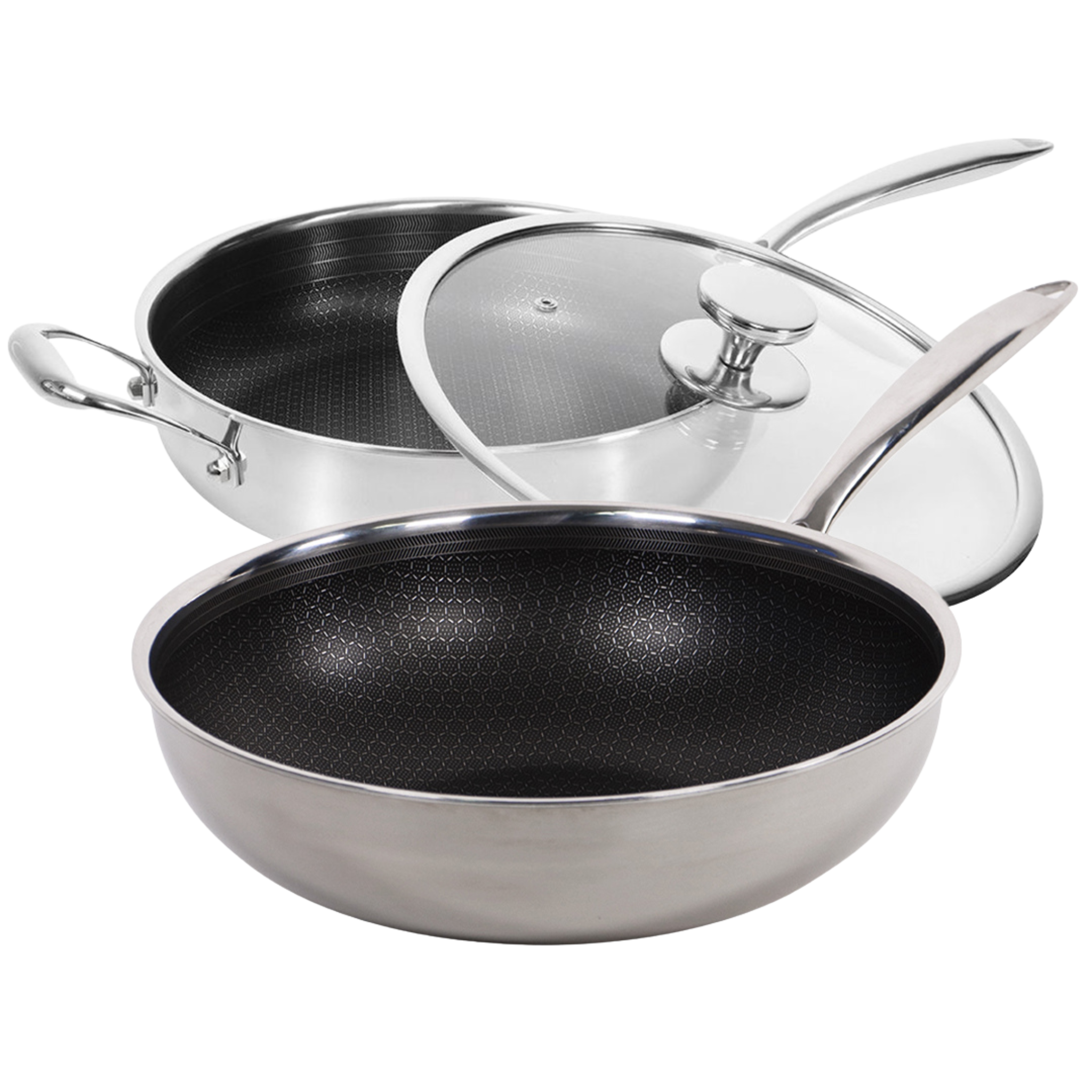 1 Hybrid Sauterpande og 1 Hybrid Wok