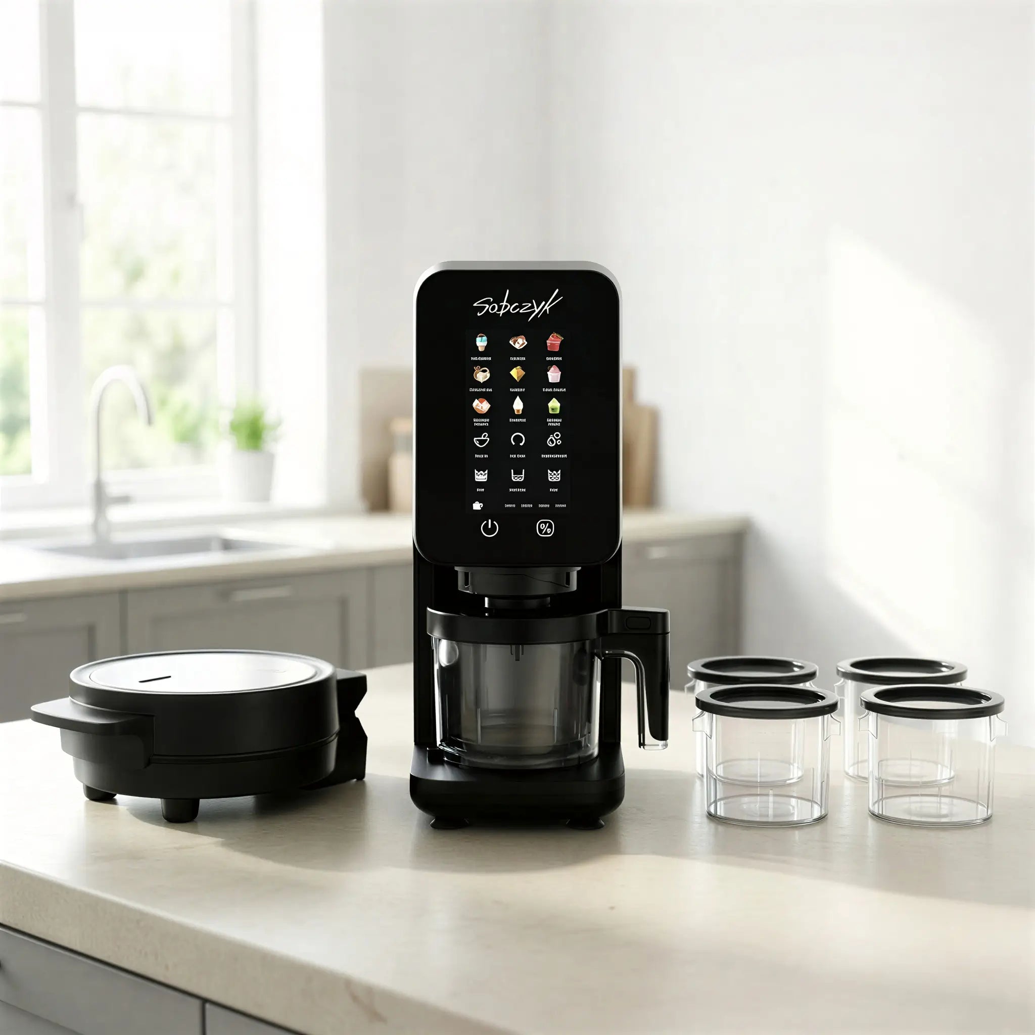 Dessert Sættet – 12-i-1 Ismaskine & Vaffeljern