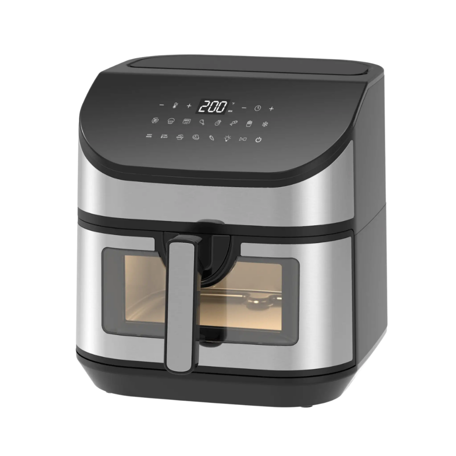 Digital airfryer 7,5 liter – 1800W kraftfuld airfryer til sprød og sund madlavning – Casper Sobczyk