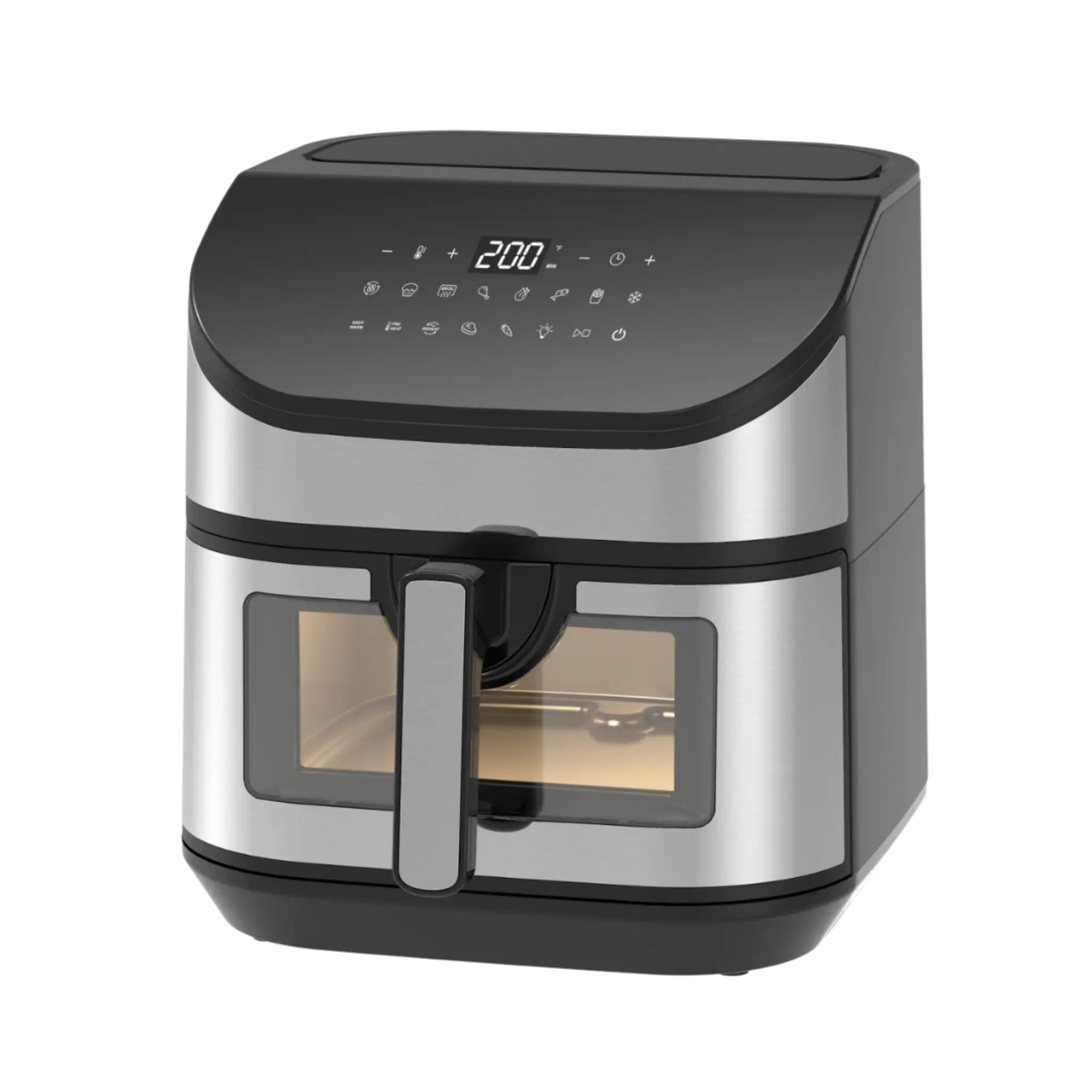 Digital airfryer 7,5 liter – 1800W kraftfuld airfryer til sprød og sund madlavning – Casper Sobczyk