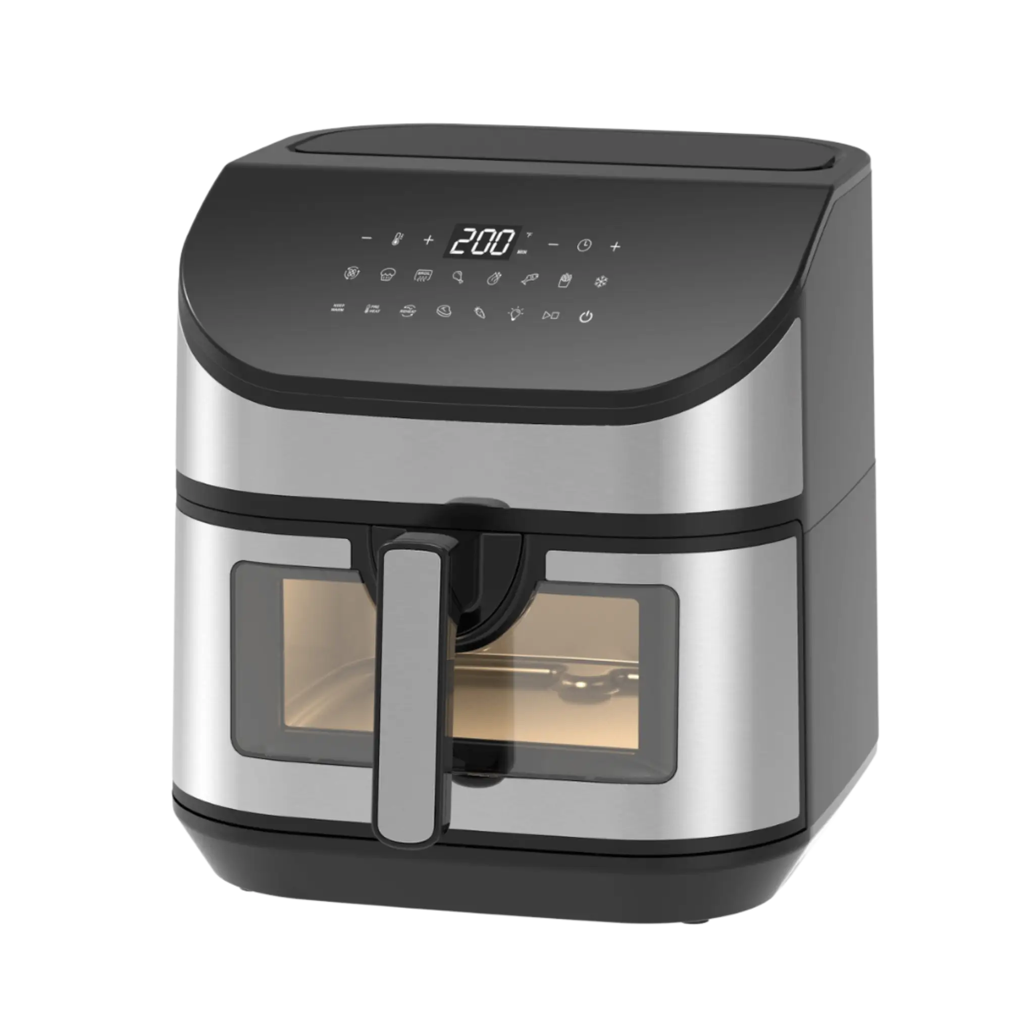 Digital airfryer 7,5 liter – 1800W kraftfuld airfryer til sprød og sund madlavning – Casper Sobczyk