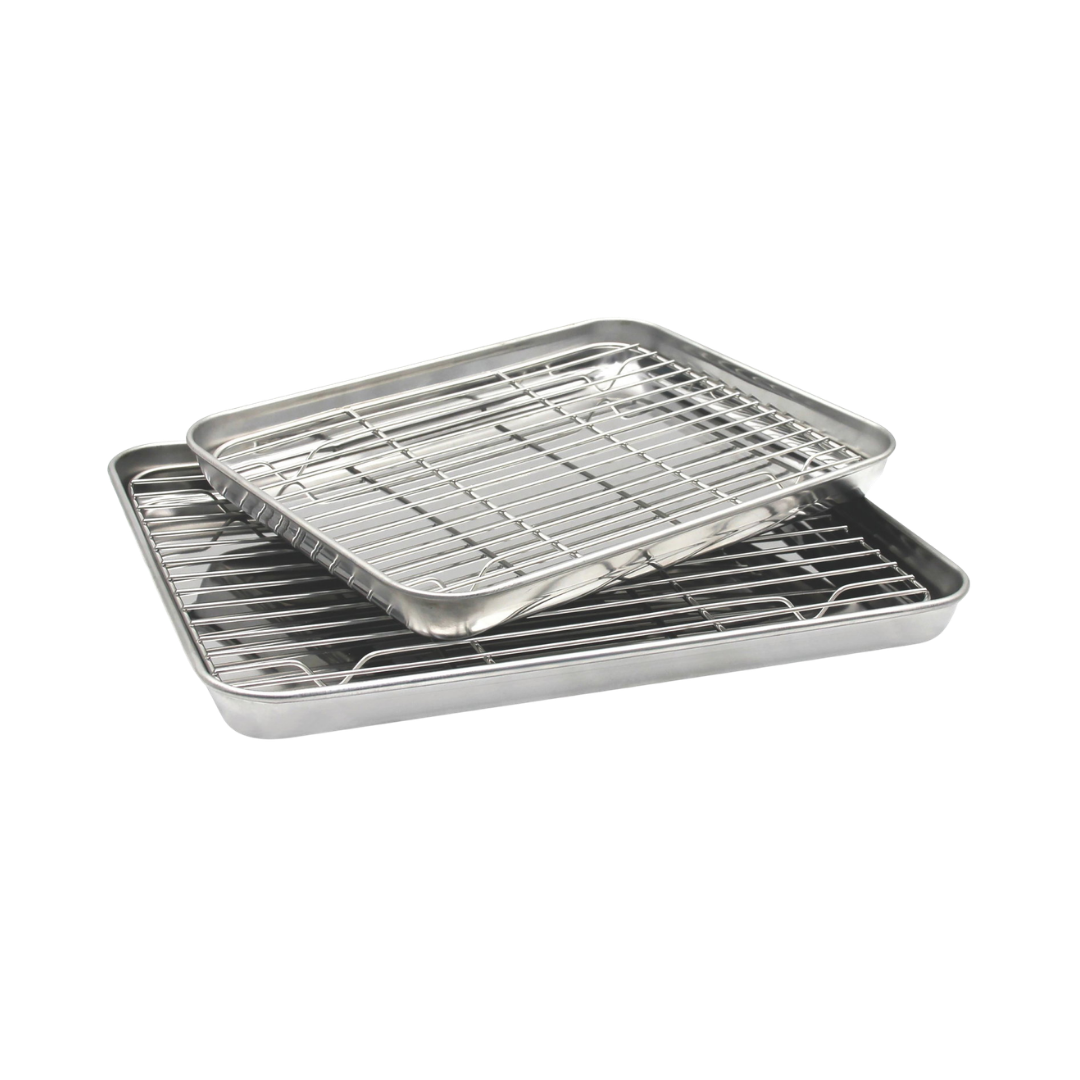 Bageplade med rist - 2 pak