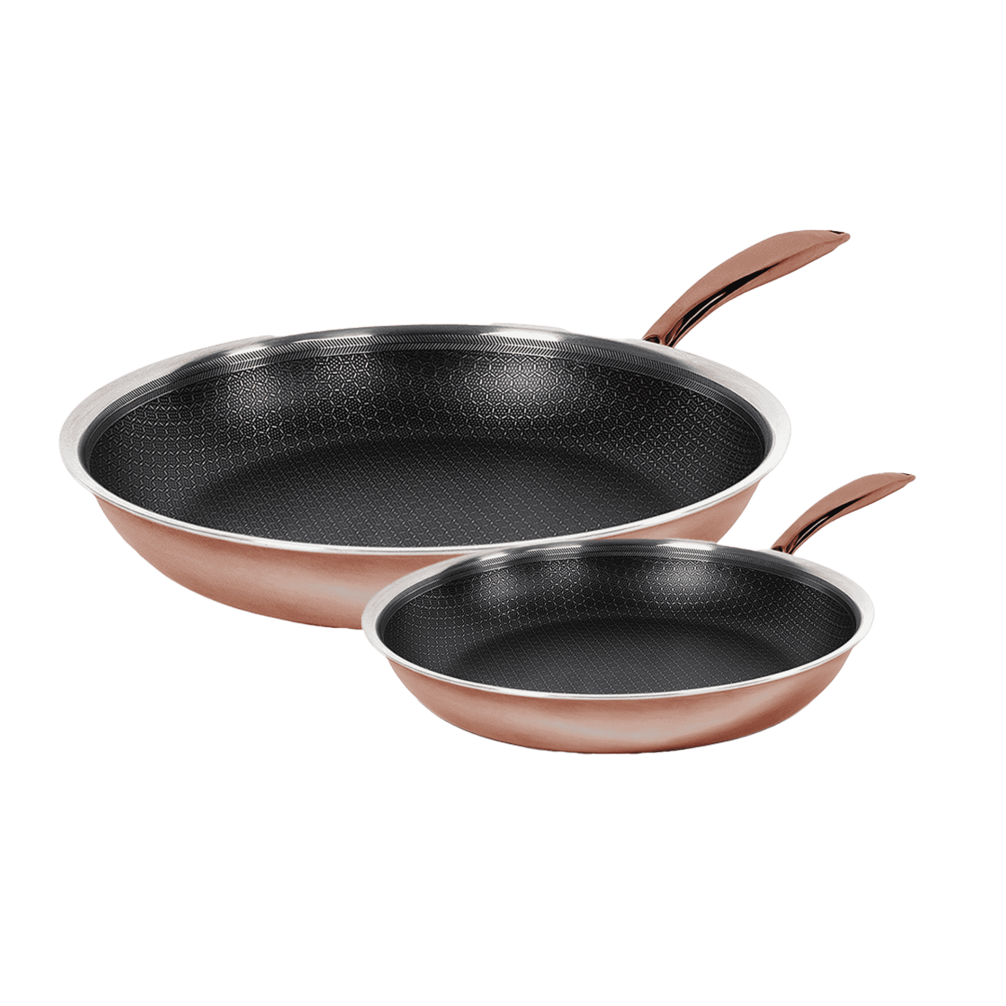 Hybrid Rose Gold Sæt – Stegepander Ø20 & Ø28