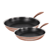 Hybrid Rose Gold Sæt – Stegepander Ø24 & Ø28