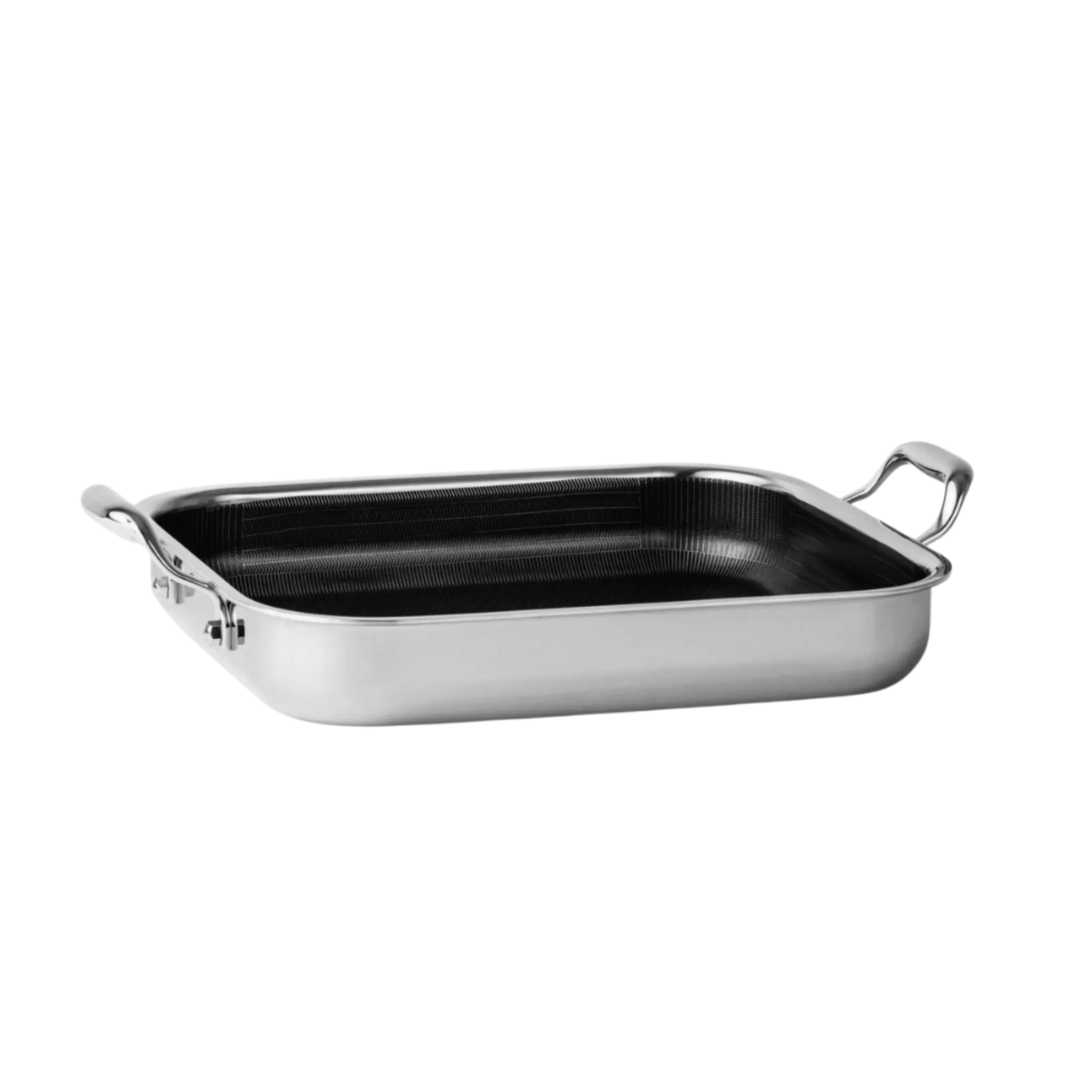 Hybrid bradepande 32×26,5×5,5 cm – 3-lags stål med keramisk PFAS-fri nonstick belægning – Casper Sobczyk