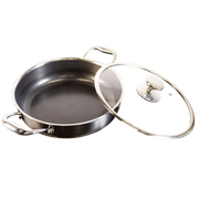 Hybrid sautergryde med låg 28 cm – 3-lags stål med keramisk PFAS-fri nonstick belægning – Casper Sobczyk